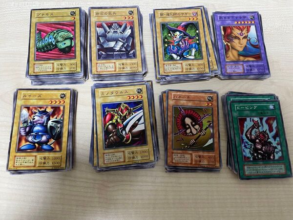 遊戯王 初期ノーマル 300枚強 まとめ売り プチモス 岩石の巨兵 ハネハネ ドーピングほか ブースター スターター