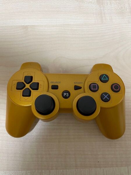 PS3 他社 CECHZC2U ワイアレスコントローラー ゴールド