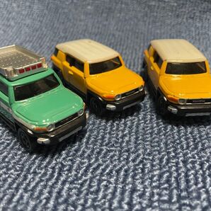 トミカ トヨタ FJクルーザー ミニカー 3個セット