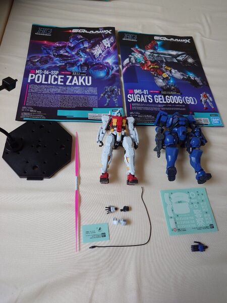 HG 1/144 ゲルググ スガイ機 (GQ) 軍警 ザク Gundam GQuuuuuuX 完成品