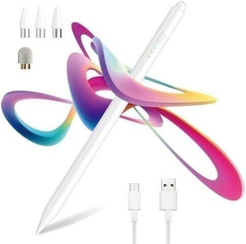 タッチペン 全機種対応 スタイラスペン USB急速充電 iPad用 ペンシル