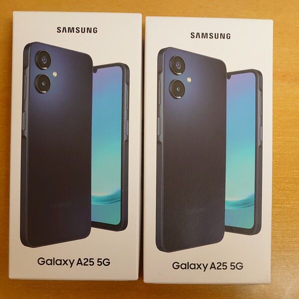 【docomo版 未開封品2台】Galaxy A25 5G スマートフォン Samsung ブラック SC-53F 白ロム