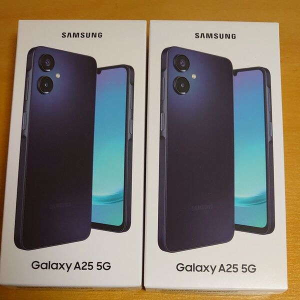 【docomo版 未開封品2台】Galaxy A25 5G スマートフォン Samsung ブラック SC-53F 白ロム