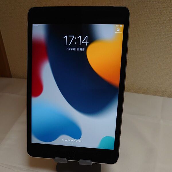 【格安】Apple iPad mini4 128GB Wi-Fi+Cellularモデル スペースグレイ 利用制限○ SIMフリー