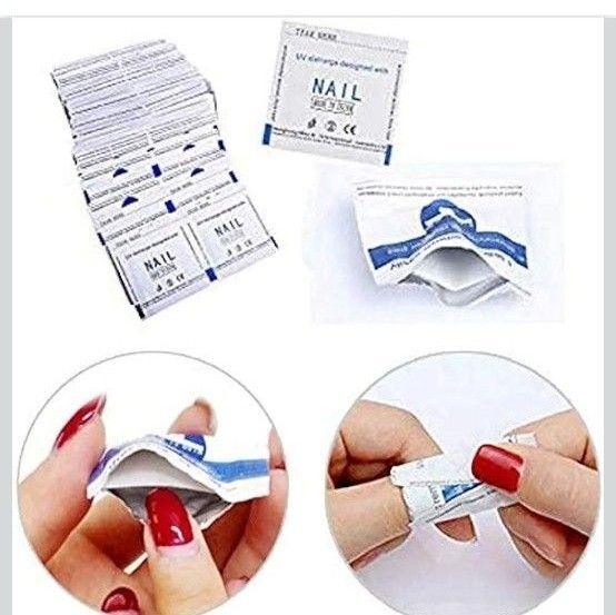 ジェルネイルリムーバー 30pcs ネイルオフコットン