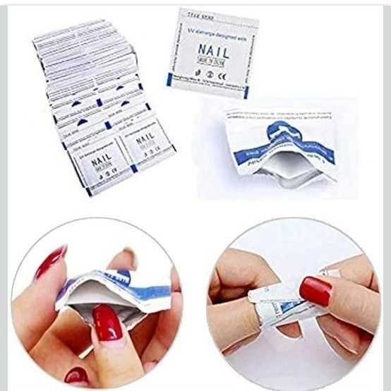 ジェルネイルリムーバー 30pcs ネイルオフコットン