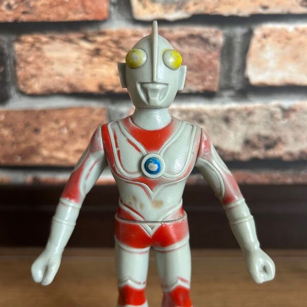 貴重 当時物 ポピー 新ウルトラマン 円谷プロ 旧バンダイ ソフビ 足型付き ソフビ ウルトラマン 円谷プロ 昭和レトロ