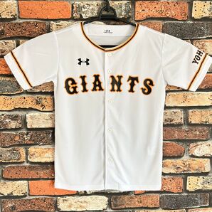 野球 巨人 読売ジャイアンツ GIANTS ユニフォーム 140 キッズ 子供 ジュニア 巨人軍 アンダーアーマー プロ野球