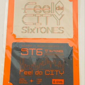 シールステッカー SixTONES ツアーステッカー (2枚セット) 「SixTONES Feel da CITY」