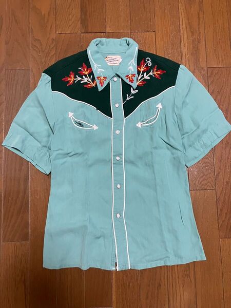 50s〜60s california ranchwear 半袖シャツ M程
