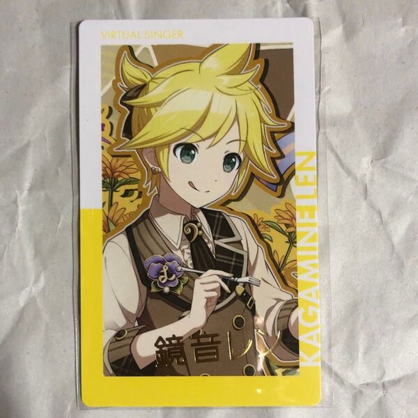 BD バースデー 2024 プロセカ エピカ ePick card 箔押し 鏡音レン