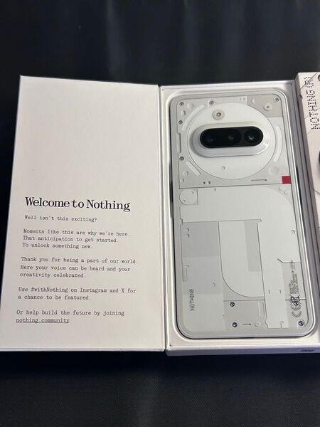 Nothing Phone (3a) 8GB 128GB ホワイト SIMフリー Android