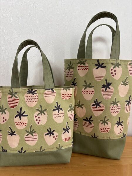 5F ミニトートバッグ 2枚セット ハンドメイド