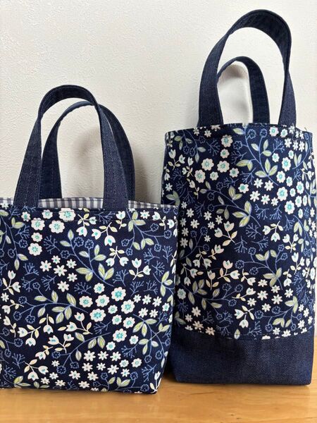 5K ミニトートバッグ 2枚セット ハンドメイド