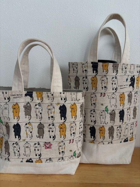 5L ミニトートバッグ 2枚セット ハンドメイド