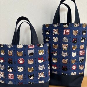 5a ミニトートバッグ 2枚セット ハンドメイド