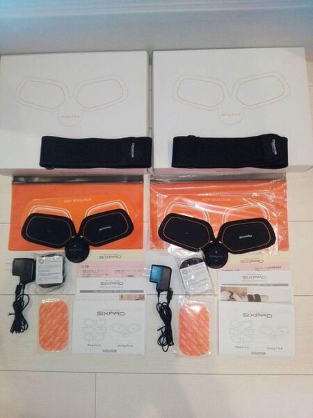 ボディフィット2×2台セット 充電式 SIXPAD シックスパッド 正規品MTGbody fit 2 アプリ対応