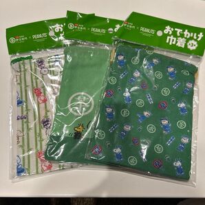 伊右衛門×PEANUTS お出かけ巾着3枚セット
