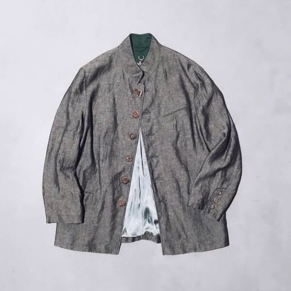 70s 80s Vintage Germany "Tyrol Jacket" Linen ドイツ製 チロルジャケット