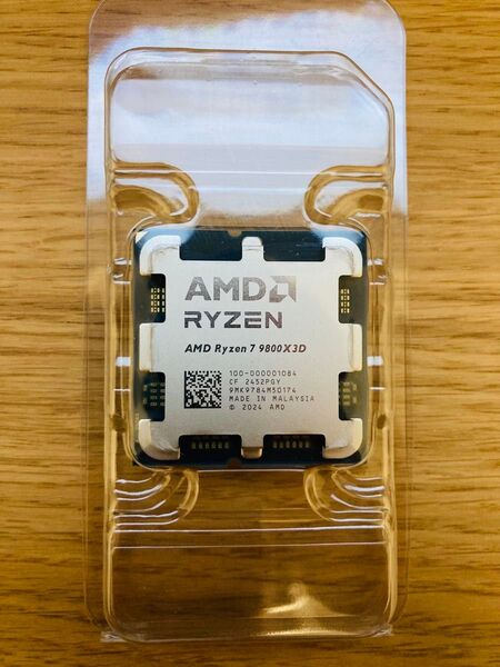 新品 AMD Ryzen 7 9800X3D 動作保証 おまけ