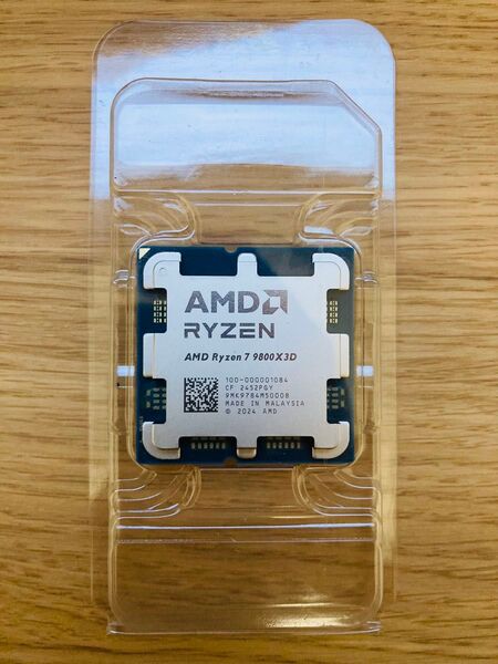 新品 AMD Ryzen 7 9800X3D 動作保証 おまけ