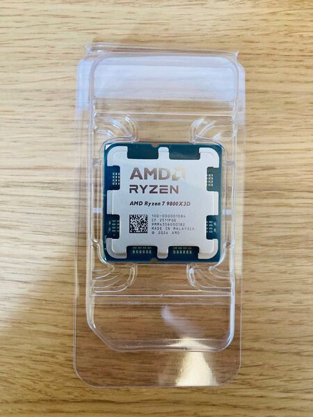 新品 AMD Ryzen 7 9800X3D 動作保証 おまけ