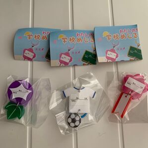 わたしのもちもの学校めじるしチャーム 3種