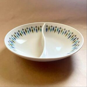 アメリカン製 1960年代 シラキュースチャイナ 2コンパーメントボウル SYRACUSE CHINA アメリカンダイナー