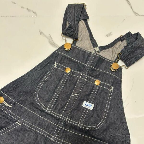 35. Lee デニムオーバーオール サロペット 100