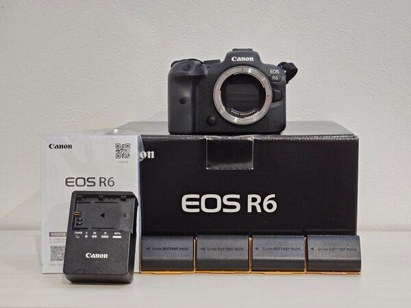 Canon EOS R6 ミラーレス一眼 本体 キヤノン ミラーレス一眼カメラ 元箱 R6 ボディ おまけ付き
