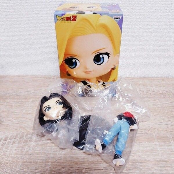 ドラゴンボールZ Qposket フィギュア 17号 & 18号 2点セット!!