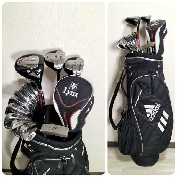 【初心者推奨】★Lynx / TOUR COLLECTION / St.Andrews / DUNLOP★メンズゴルフクラブセット