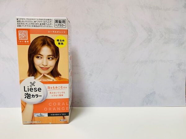 Liese リーゼ 泡カラー コーラルオレンジ