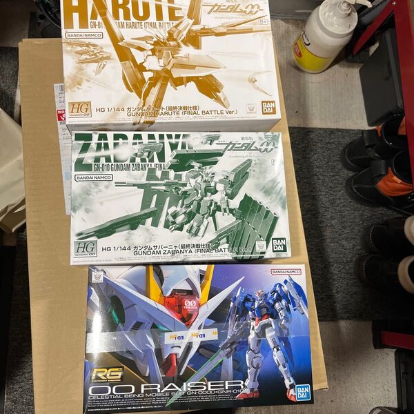 HG ガンダムサバーニャ ハルート 最終決戦仕様 RG OOライザー