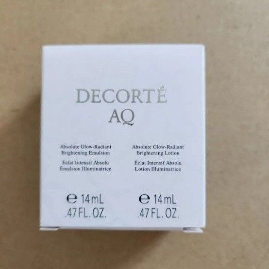 コスメデコルテ aq アブソリュート ローション ブライト エマルジョン ブライト サンプル 各1 美的雑誌付録 DECORTE