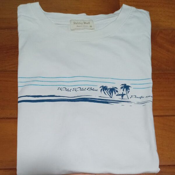 Tシャツ 綿100 白 半袖 メンズM