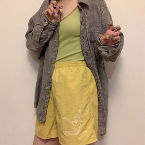 【新品未使用*】あいみょん◎ハーフパンツ M◎イエローヘーゼ丸初恋が泣いている◎