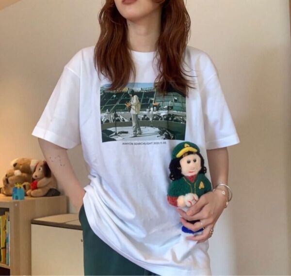 【未開封*】サーチライトメモリアルTシャツ【A】◯AIMYON 弾き語りLIVE 2022 -サーチライト- in 阪神甲子園球場