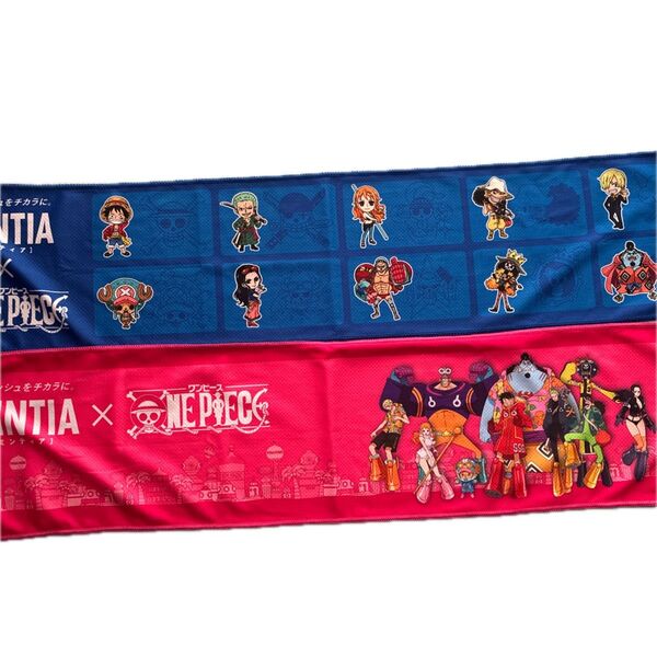 ミンティア×ワンピース コラボタオル 非売品 2枚セット