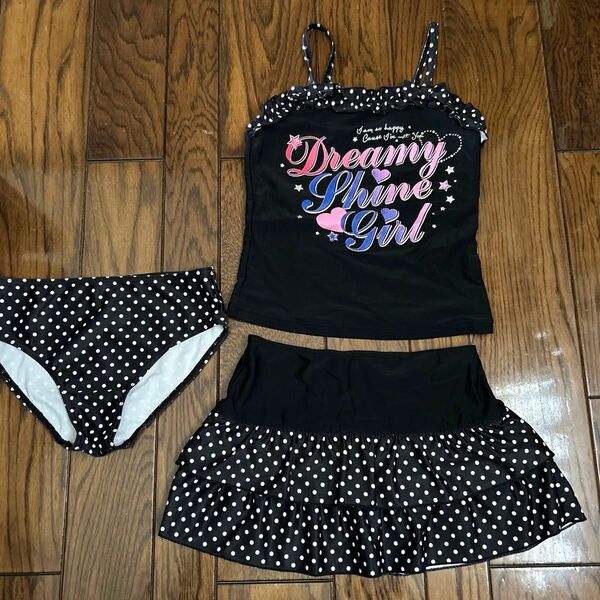 Dreamy Shine Girl セパレート水着 150 女の子 プール スイムウェア