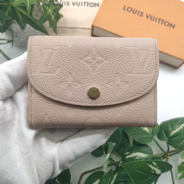 ルイヴィトン コインケース ポルトモネ ロザリ シャマロウピンク モノグラム アンプラント LOUIS VUITTON