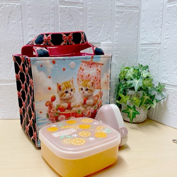 お弁当バック ミニトートバック