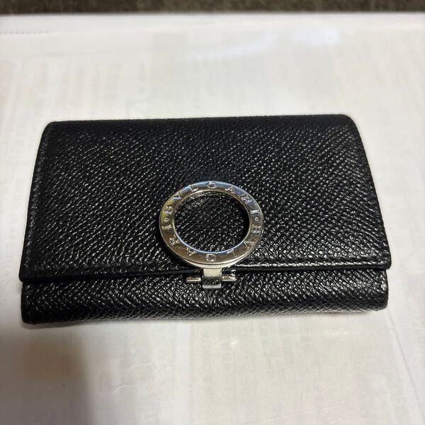 ブルガリ小銭入れレザー ブラック BVLGARI 早い者勝ち