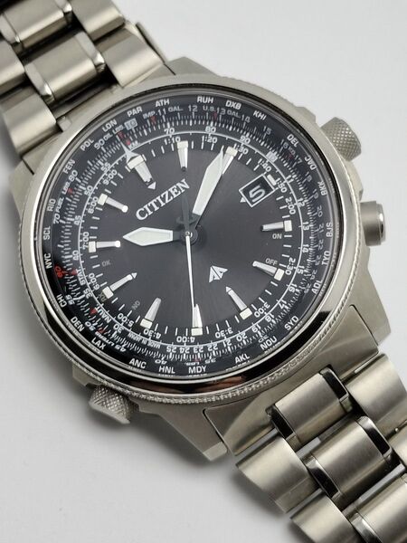 希少 シチズン プロマスター スカイシリーズ CB0130-51E チタン