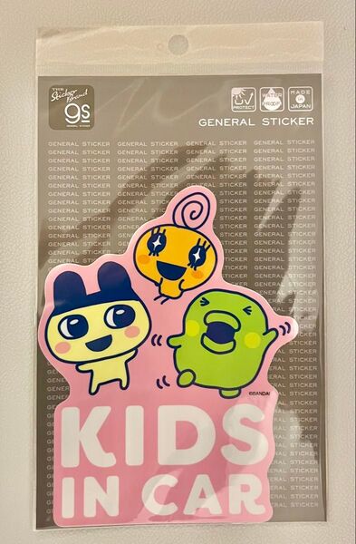 たまごっち 車用ステッカー KIDS IN CAR キャラクター