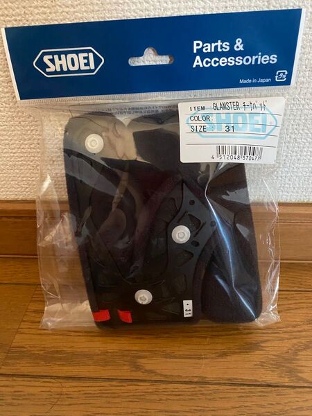 SHOEI ショウエイ Glamster グラムスター チークパッド 31 未使用・未開封