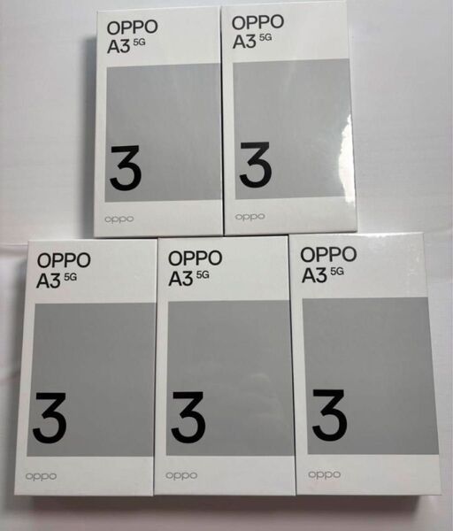 OPPO A3 5G スマートフォン 新品未開封 5台 まとめ売り