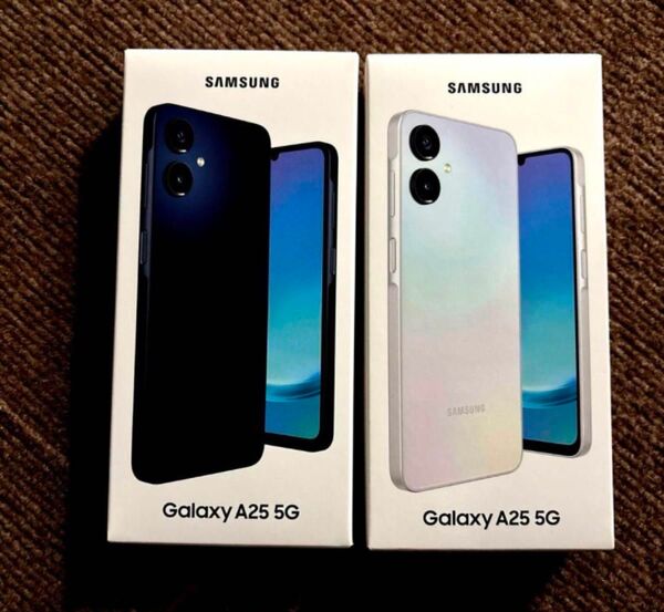 【2個セット】Galaxy A25 5G ホワイト&ブラック 新品未開封