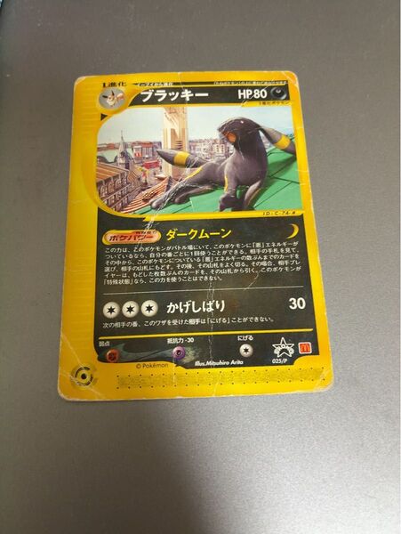 ポケモンカード ブラッキー 025/P ダークムーン マクドナルド プロモ