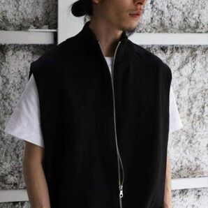 walenode ヘンプ ドライバーズニット comoli stein ベスト リネン